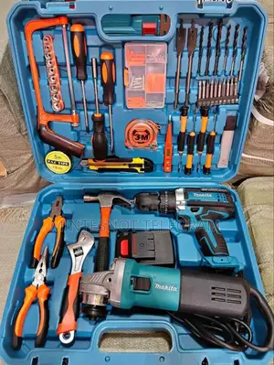 Photo - Toolset With Drill and Grinder