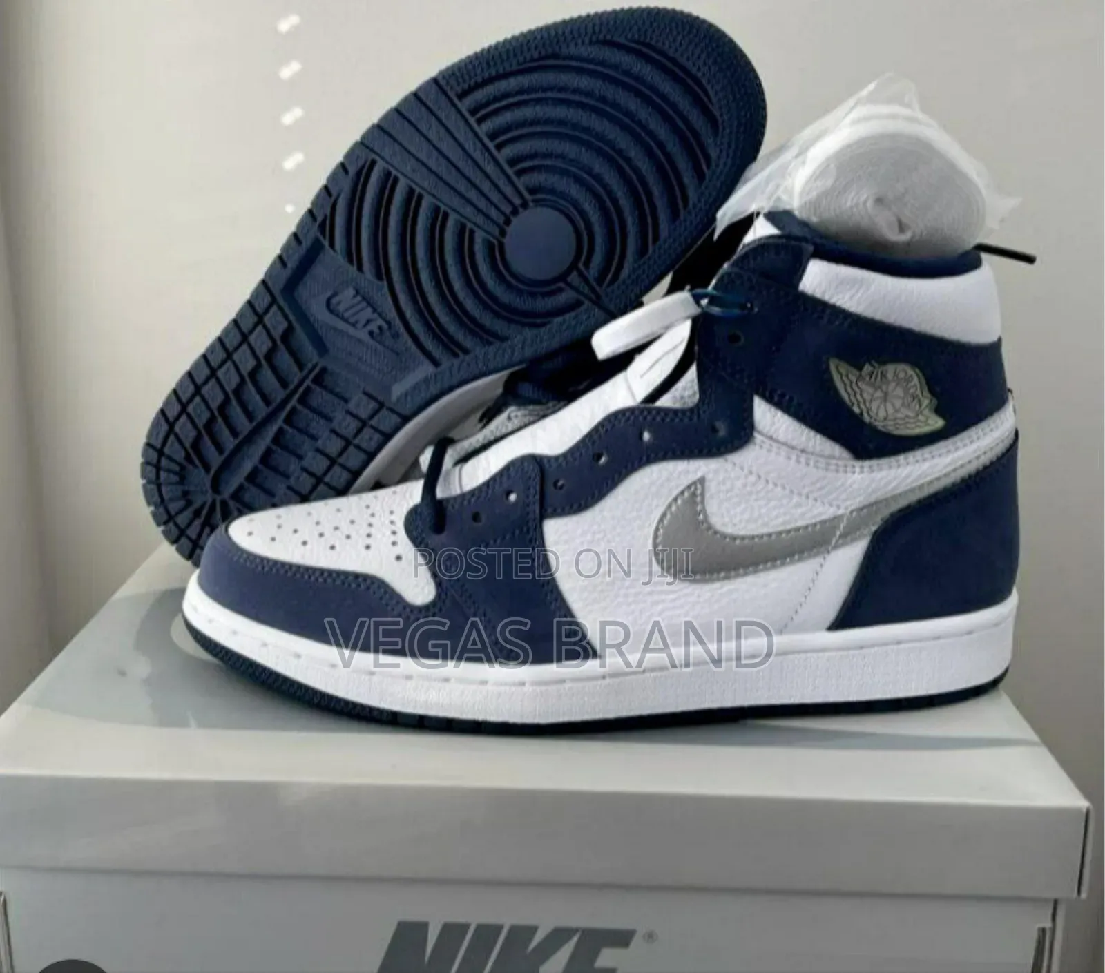 Air Jordan 1 High White Blue Master Quality Shoes