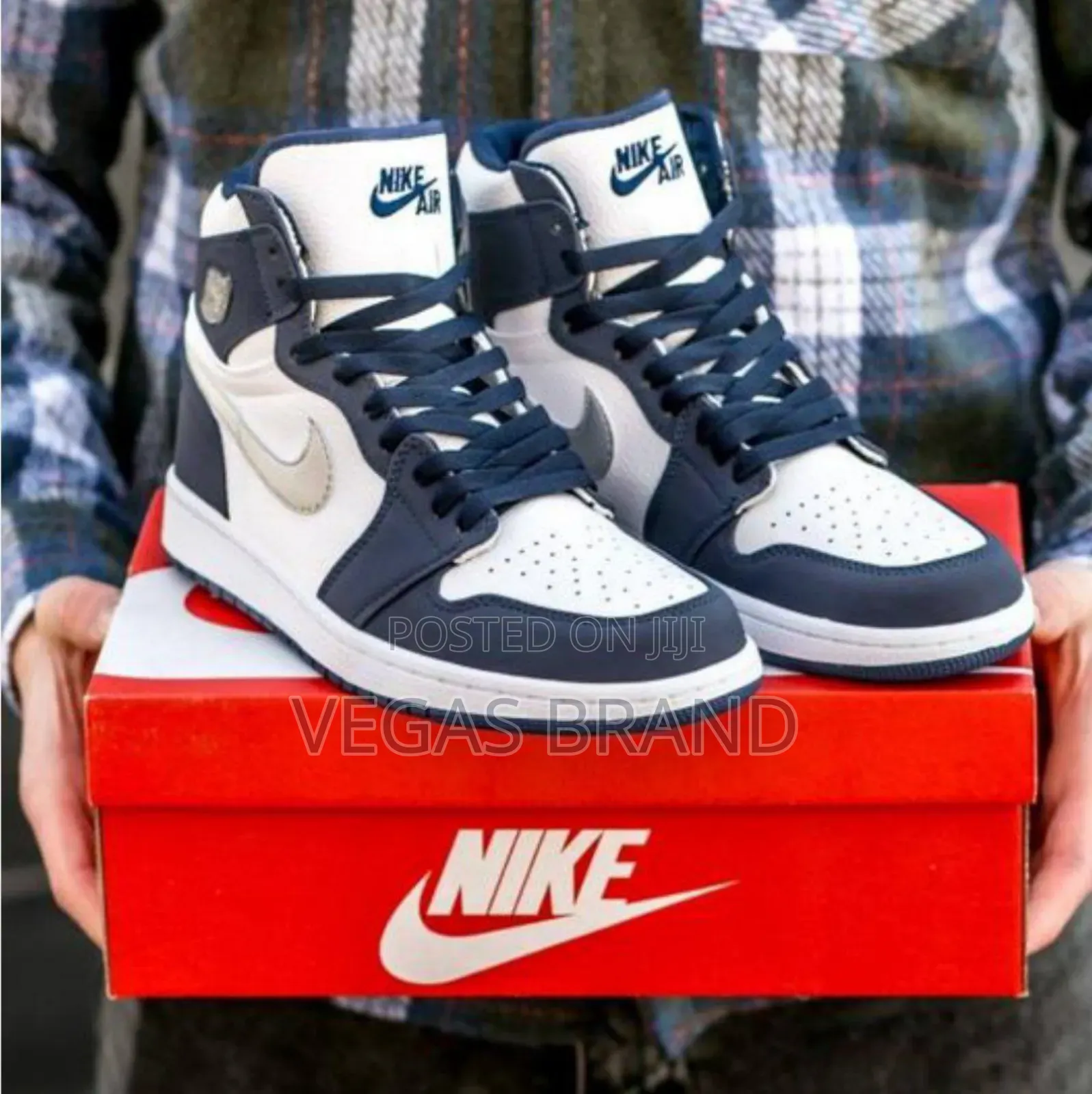 Air Jordan 1 High White Blue Master Quality Shoes