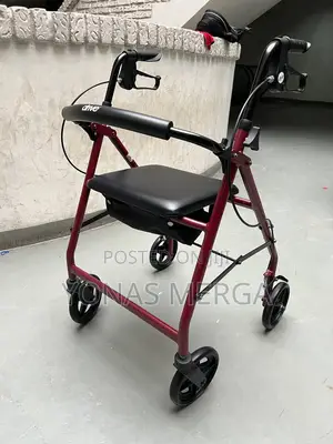 Photo - Walker/Walker With Chair٥٥rustproof, Robust Aluminium Frame