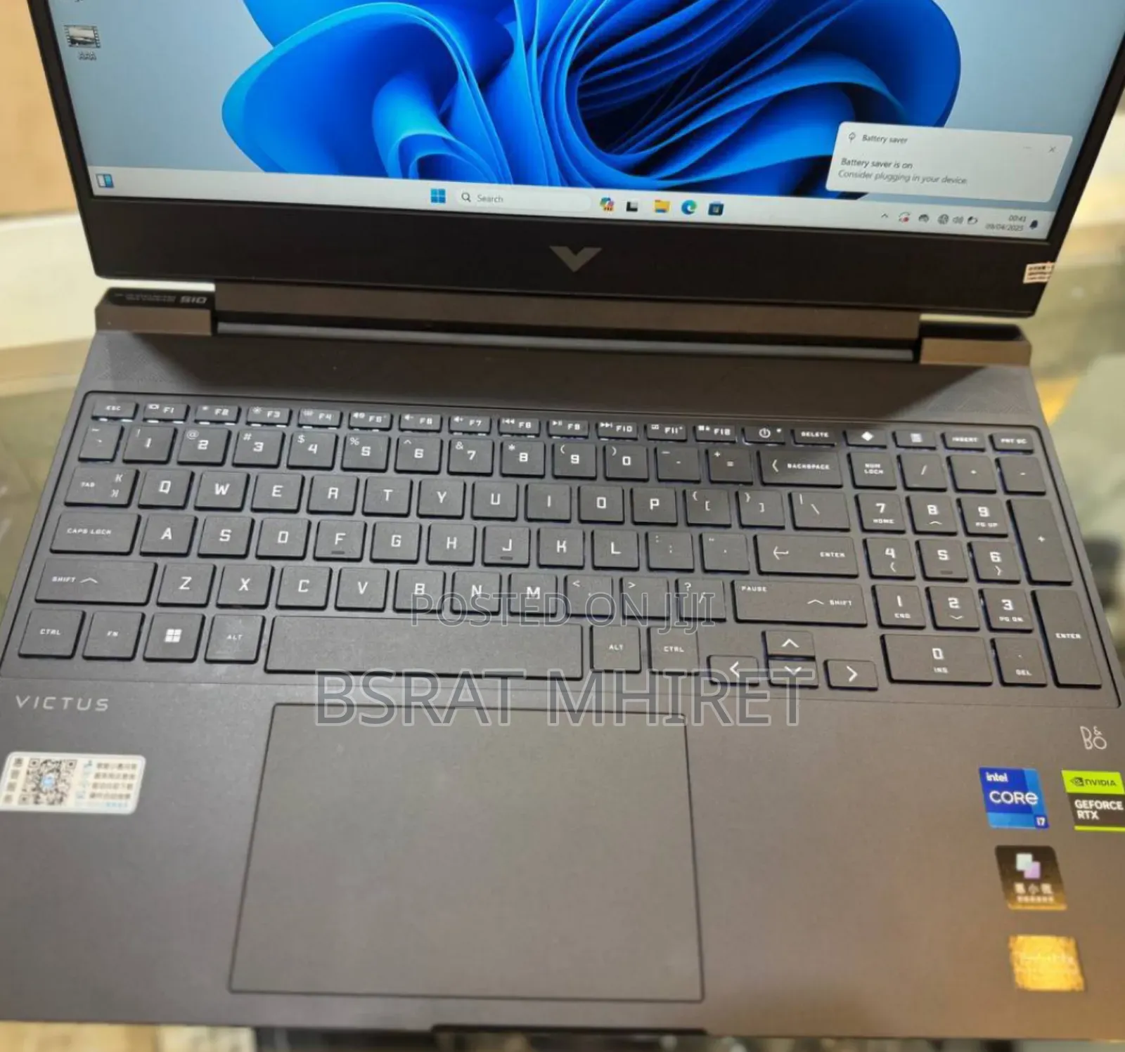 New Laptop HP Victus 15 16GB Intel Core I7 SSD 1T