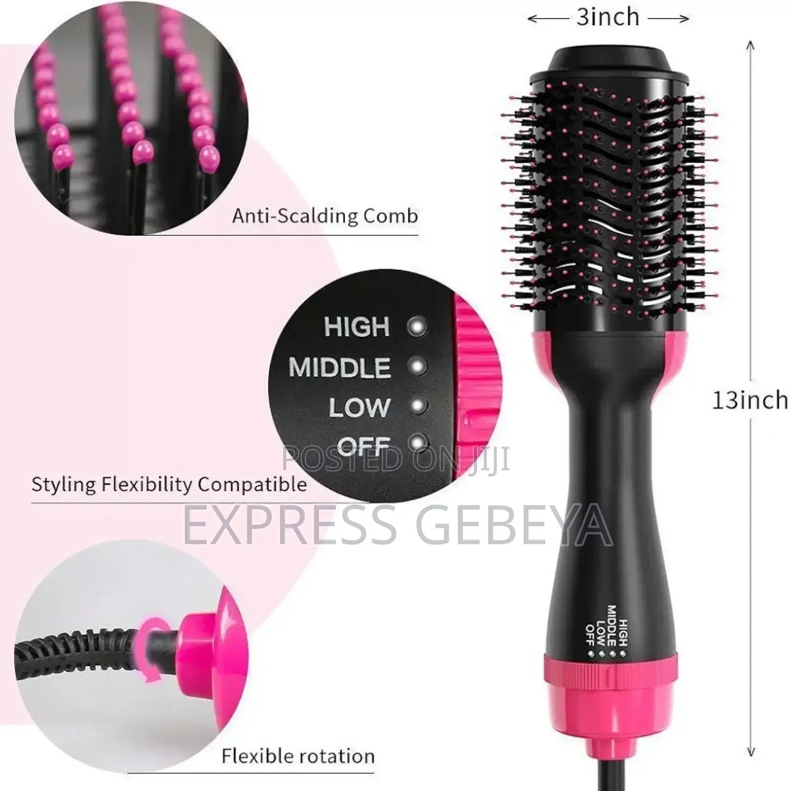 3in1 One Step Hair Dryer Styler
