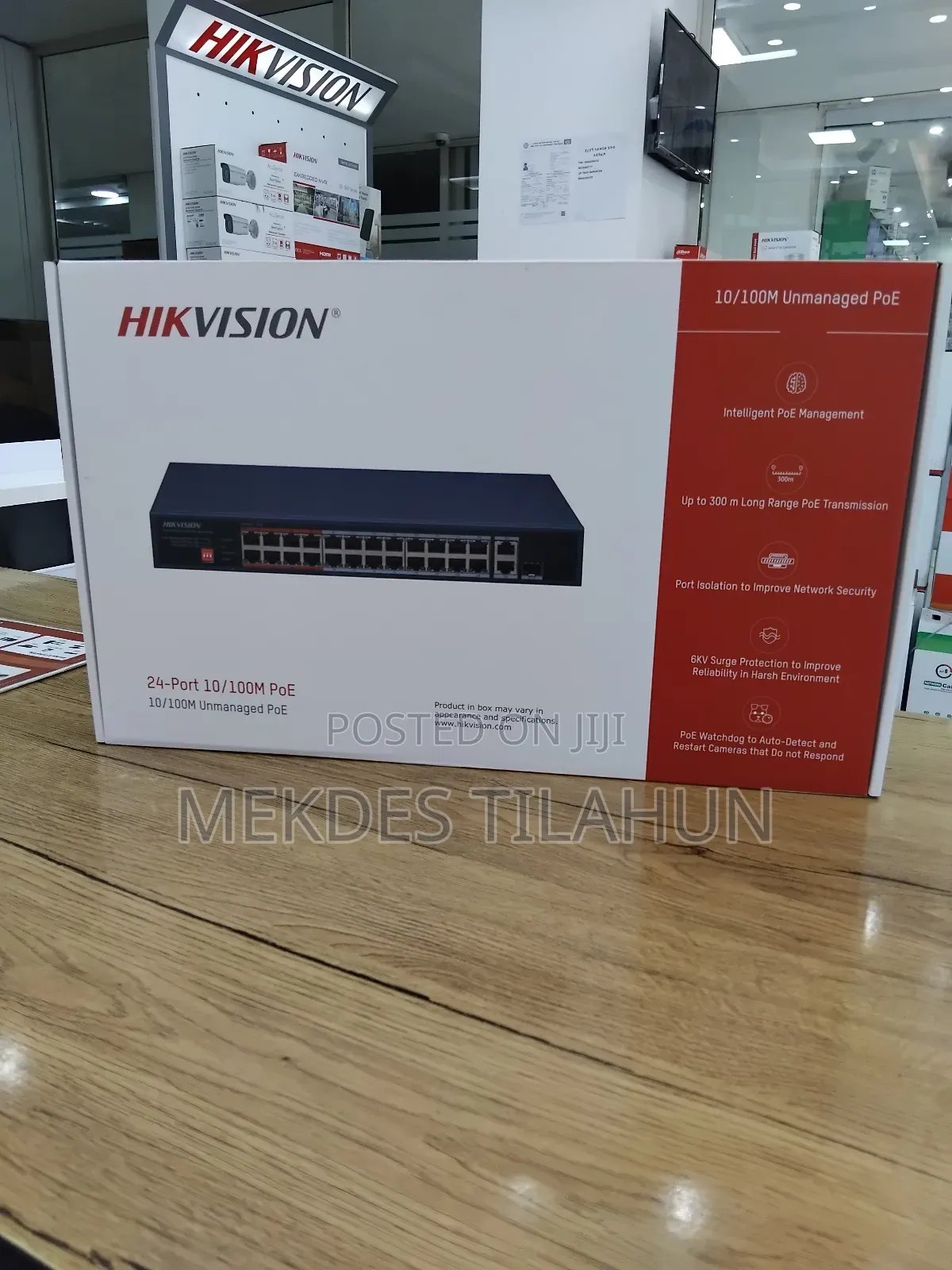 Hikvision 24 Port Poe Unmanaged Switch