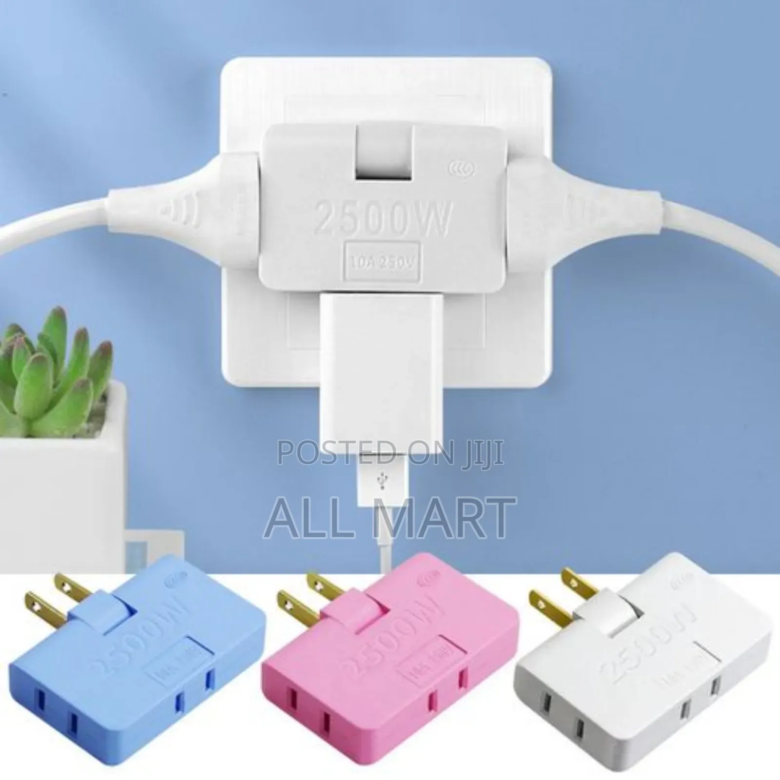 3 in Rotatable Outlet Extender