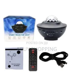 Photo - Nebula Bliss Rotating Starlight–Bluetooth Speaker Included