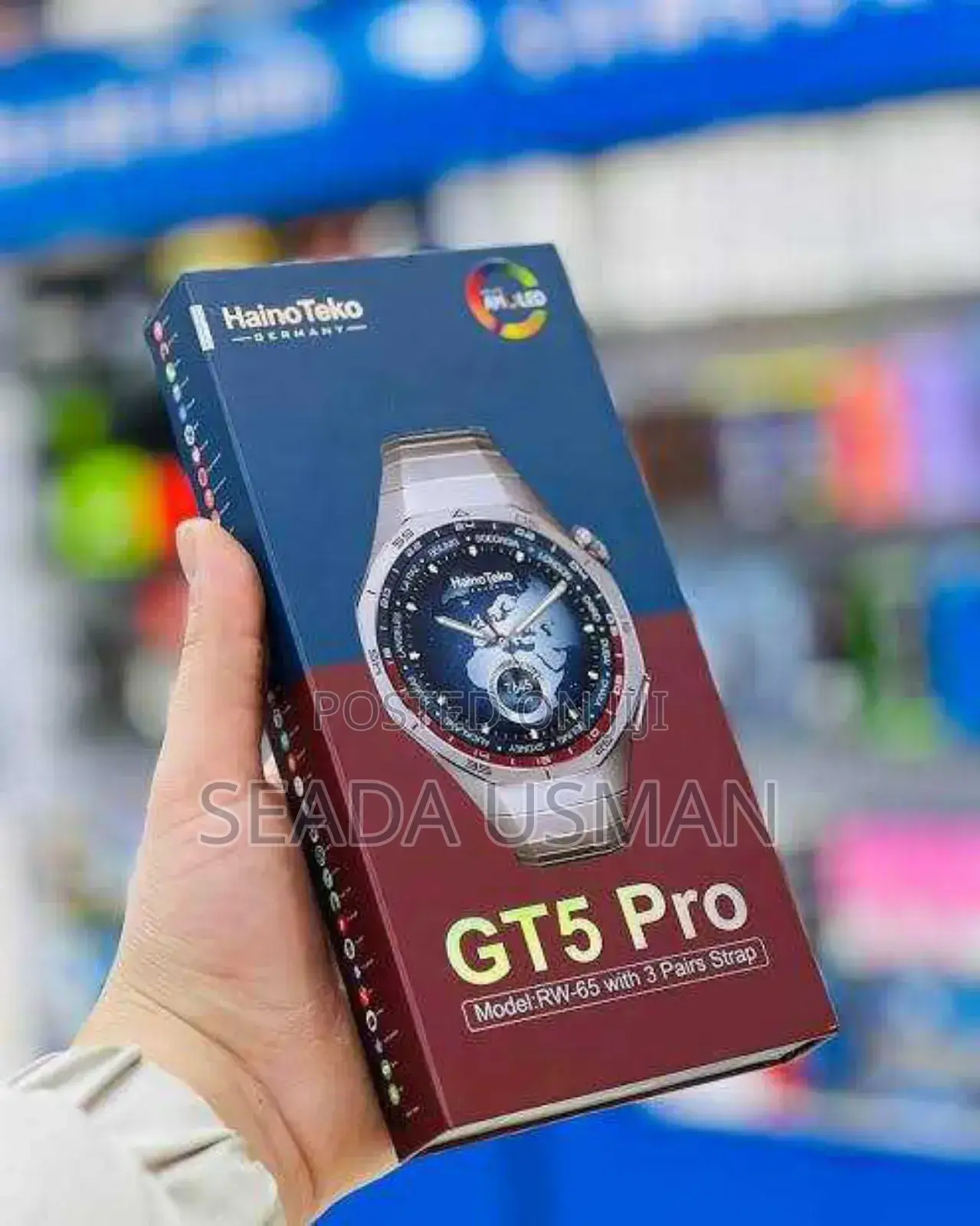 Germany Gt5 Pro - Round Amoled Display Smart Watch