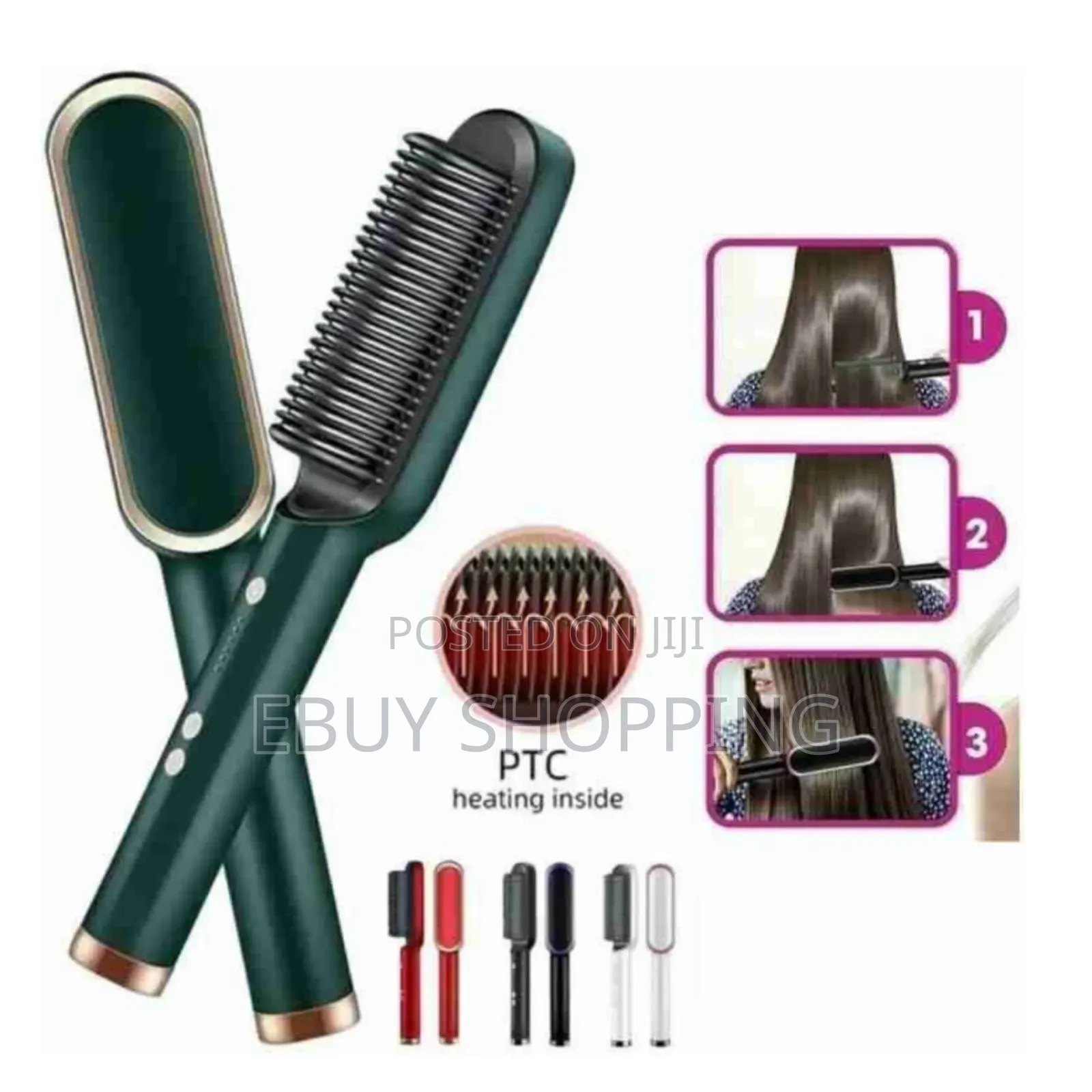 "Multi-Temp Hair Styler: From Coily to Silky in Minutes"**