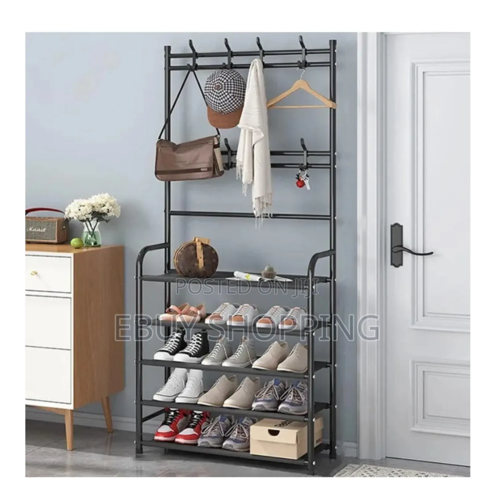 Heavy-duty L-shaped – 5 Layers For Large Capacity Storage
