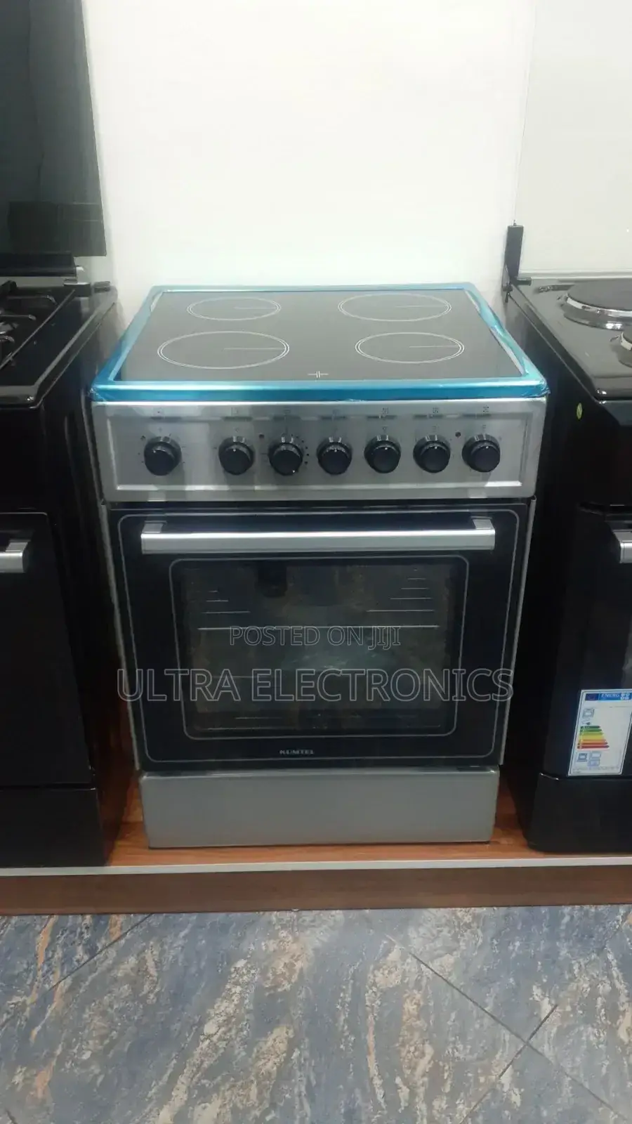 Kumtel Vetro-Ceramic Manual Stainless Standing Oven 60×60.