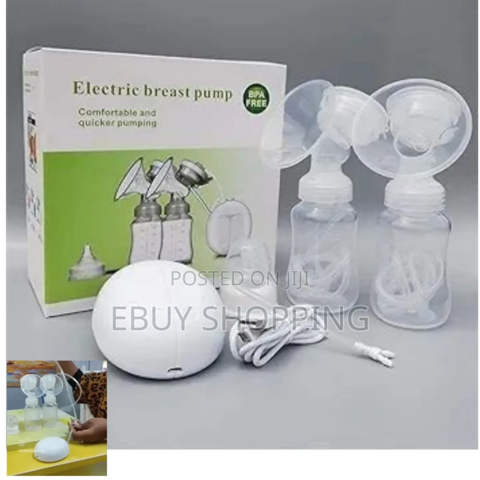 Hospital-Grade Double Pump: Bpa-Free, Dual Motors