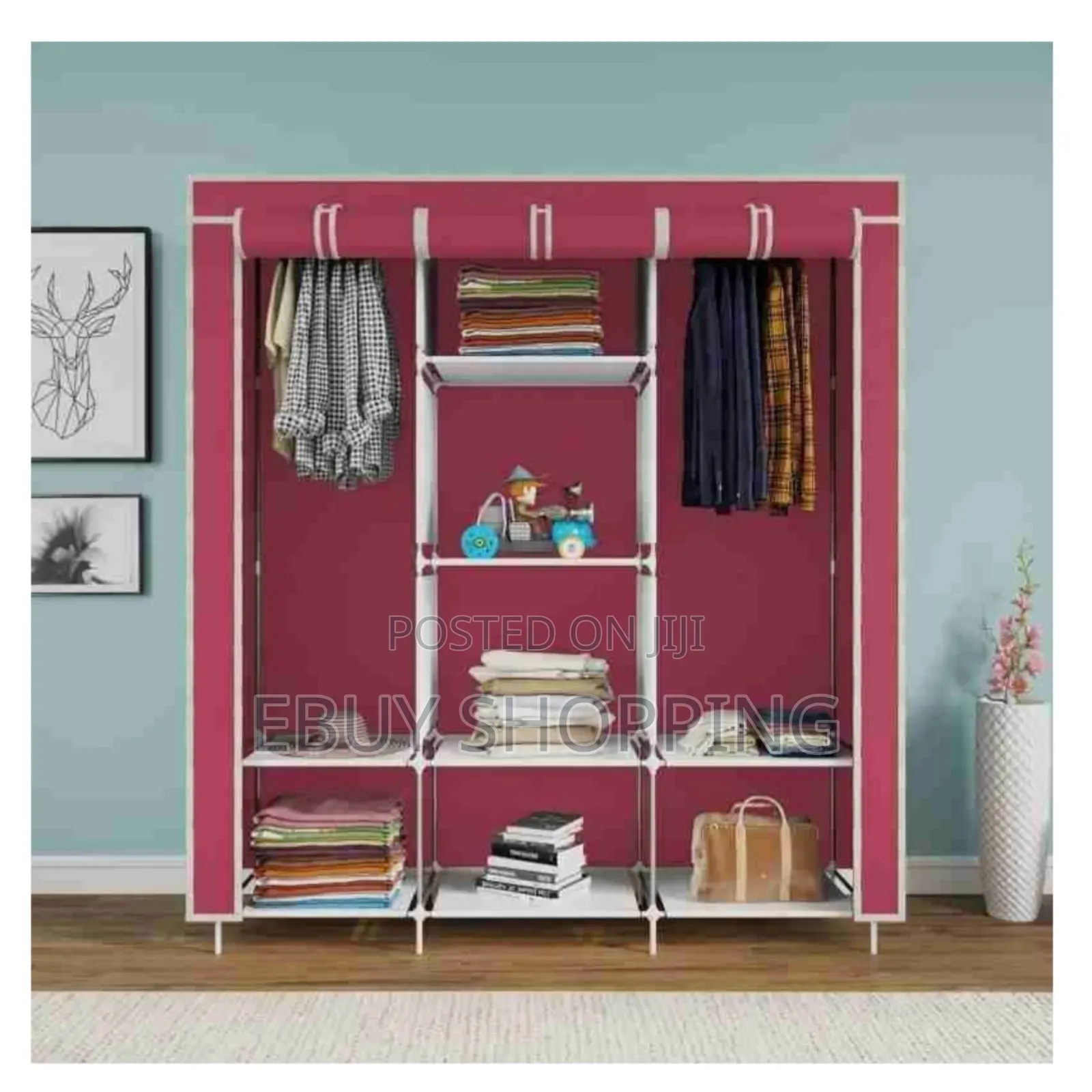 Zippered Wardrobe With Carbon-Reinforced Connectors**