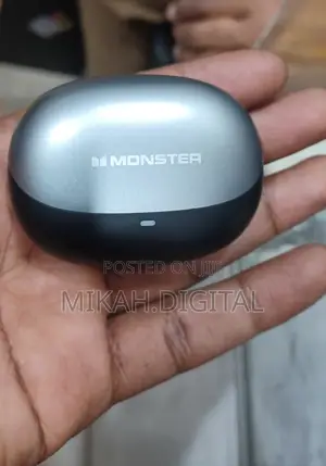 Monster Airmars Black Wireless Bluetooth Earphones | Earbuds