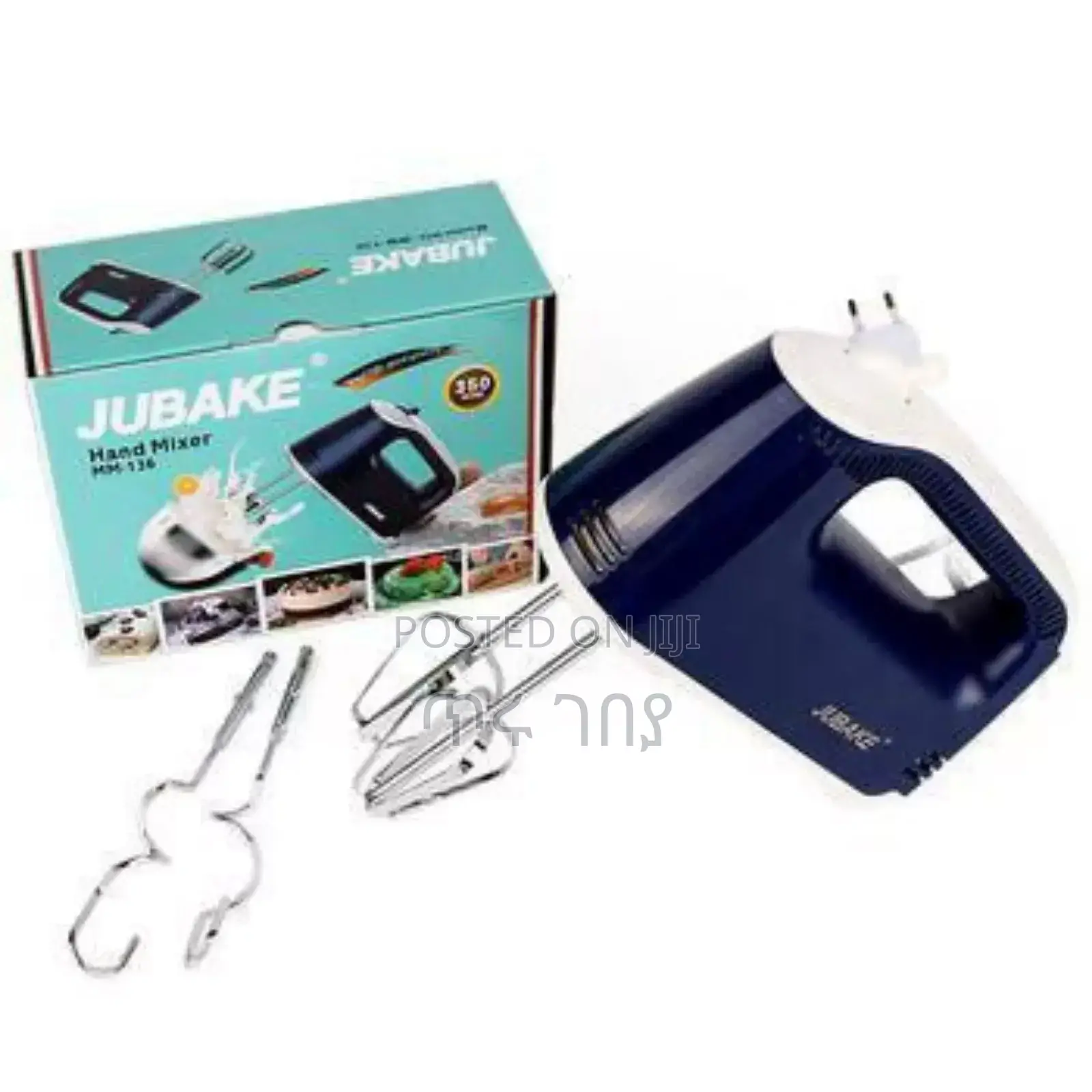 Jubake Hand Mixer የእንቁላል እና ሊጥ መምቻ