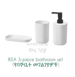 Photo - Ikea 3-Piece Bathroom Set, White