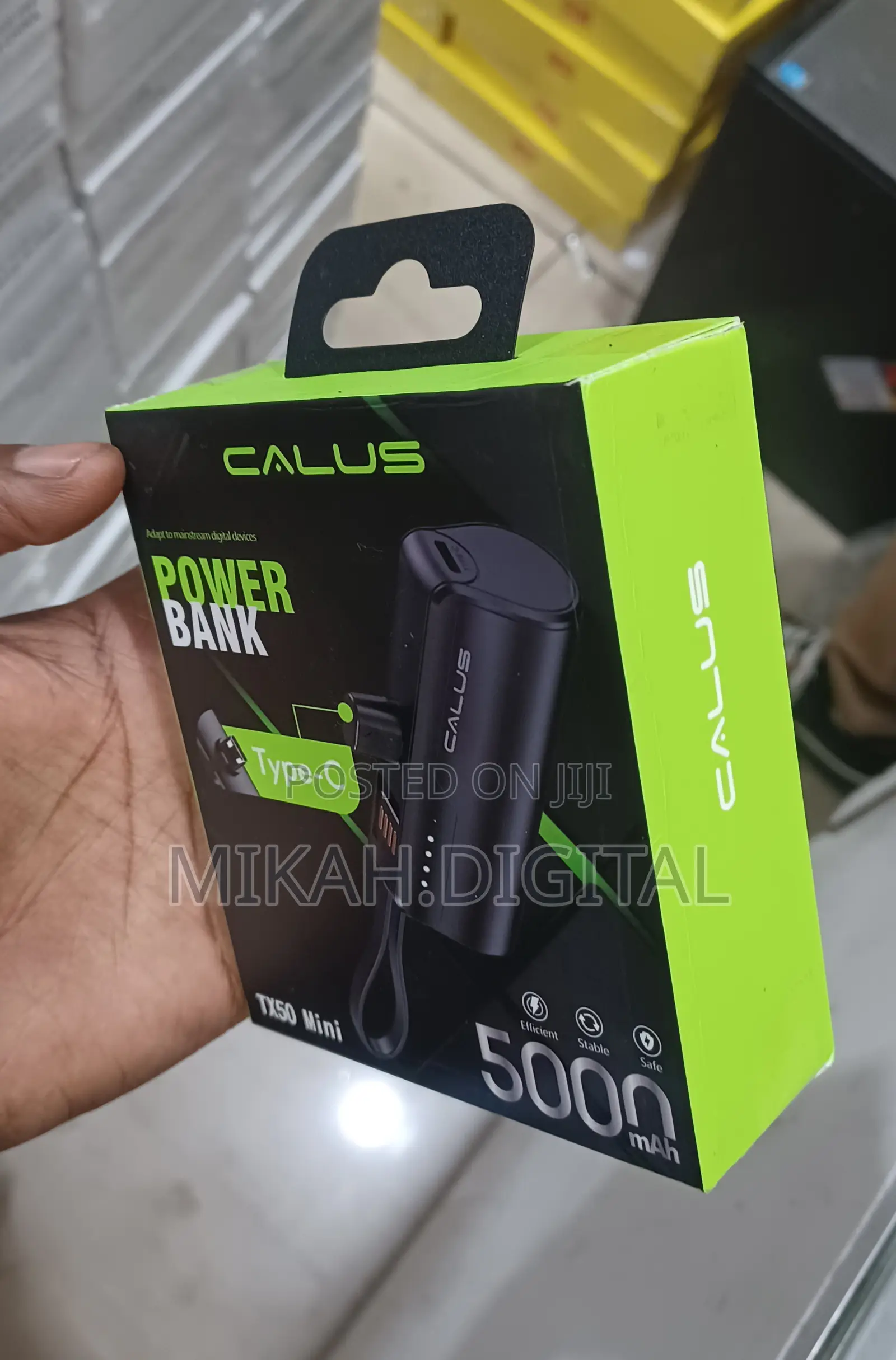 Calus Xt50 Mini Power Bank | With C-Type Charger | 5,000mah
