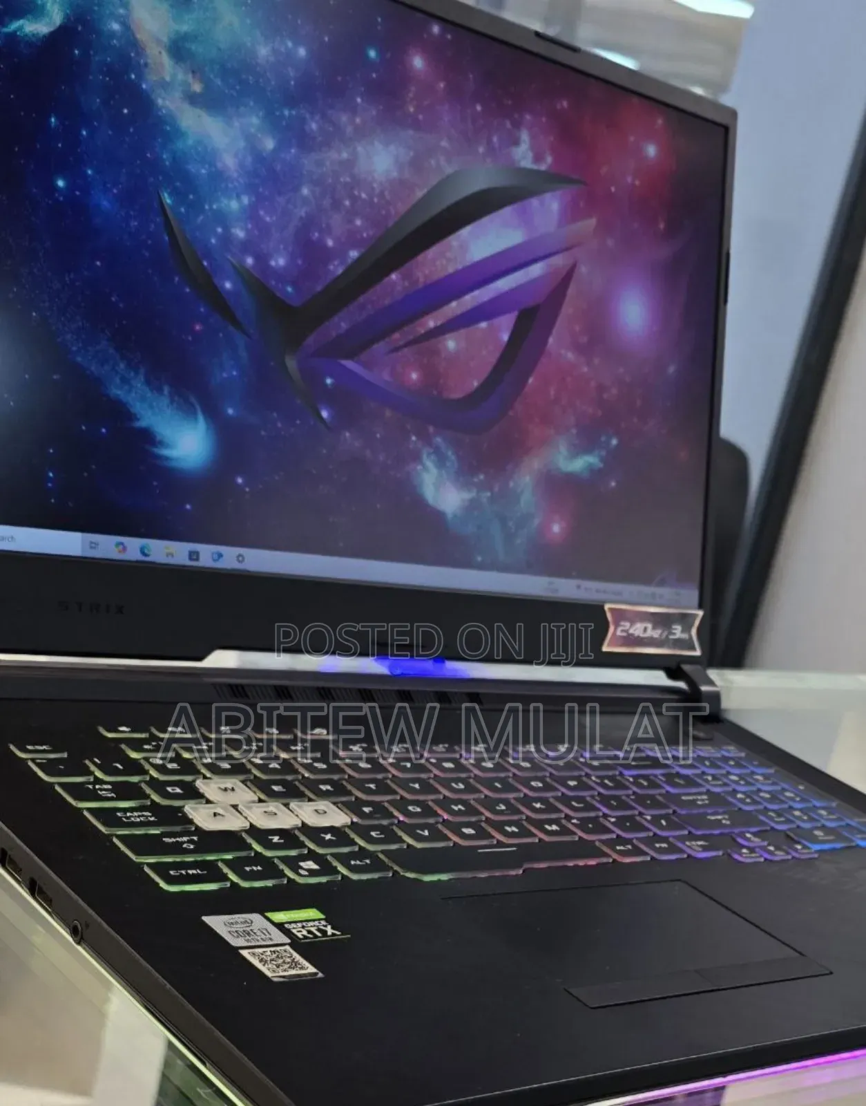 New Laptop Asus ROG Strix G15 16GB Intel Core I7 SSD 1T