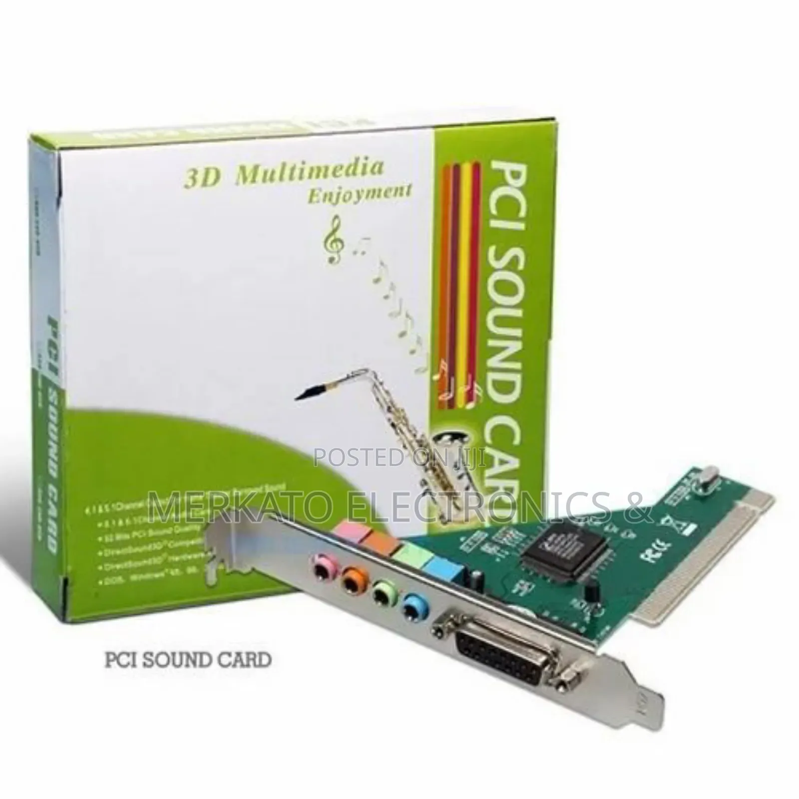 Pci Sound Card | Pci 3d Multimedia Enjoyment