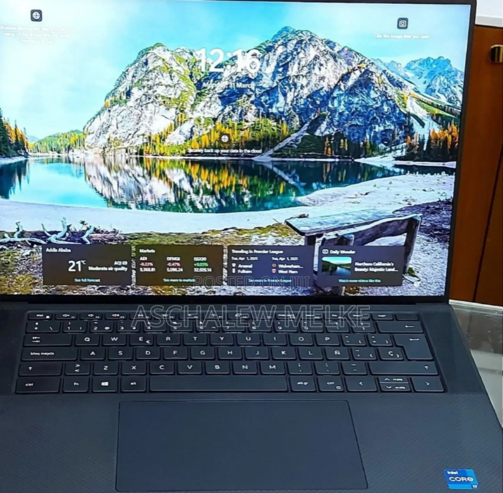 New Laptop Dell XPS 15 16GB Intel Core I7 SSD 512GB