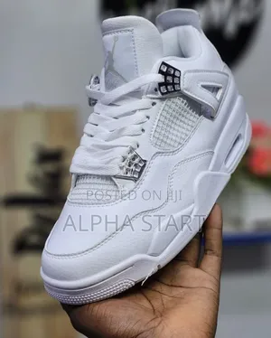 Jordan 4 White Silver Lather Master Quality Shoes for You