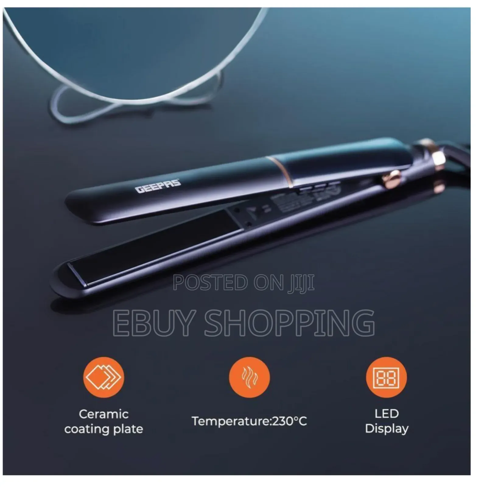 **Ceramic Coated Plates – Gentle On Hair, No Frizz!**