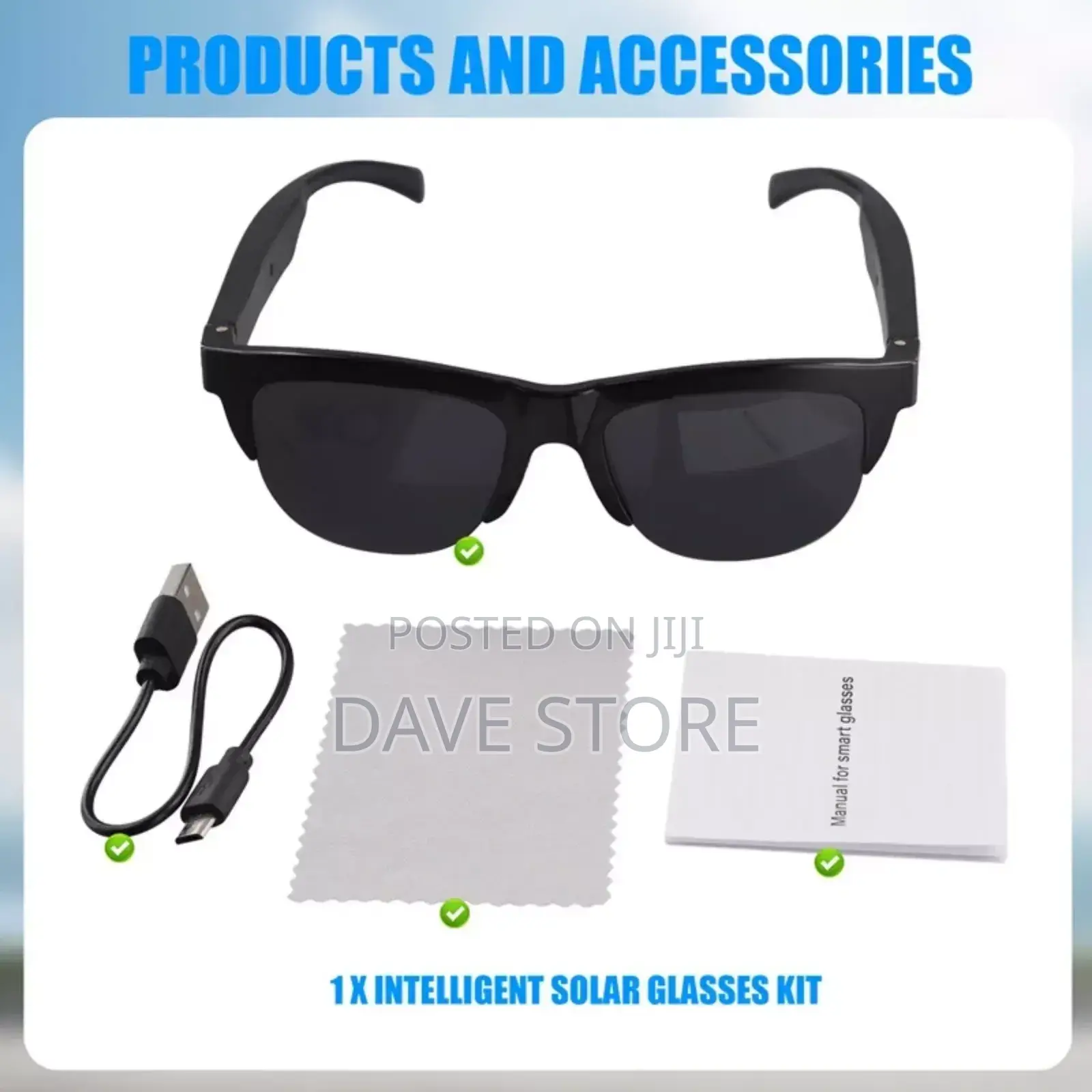 Glasses Wireless Headset