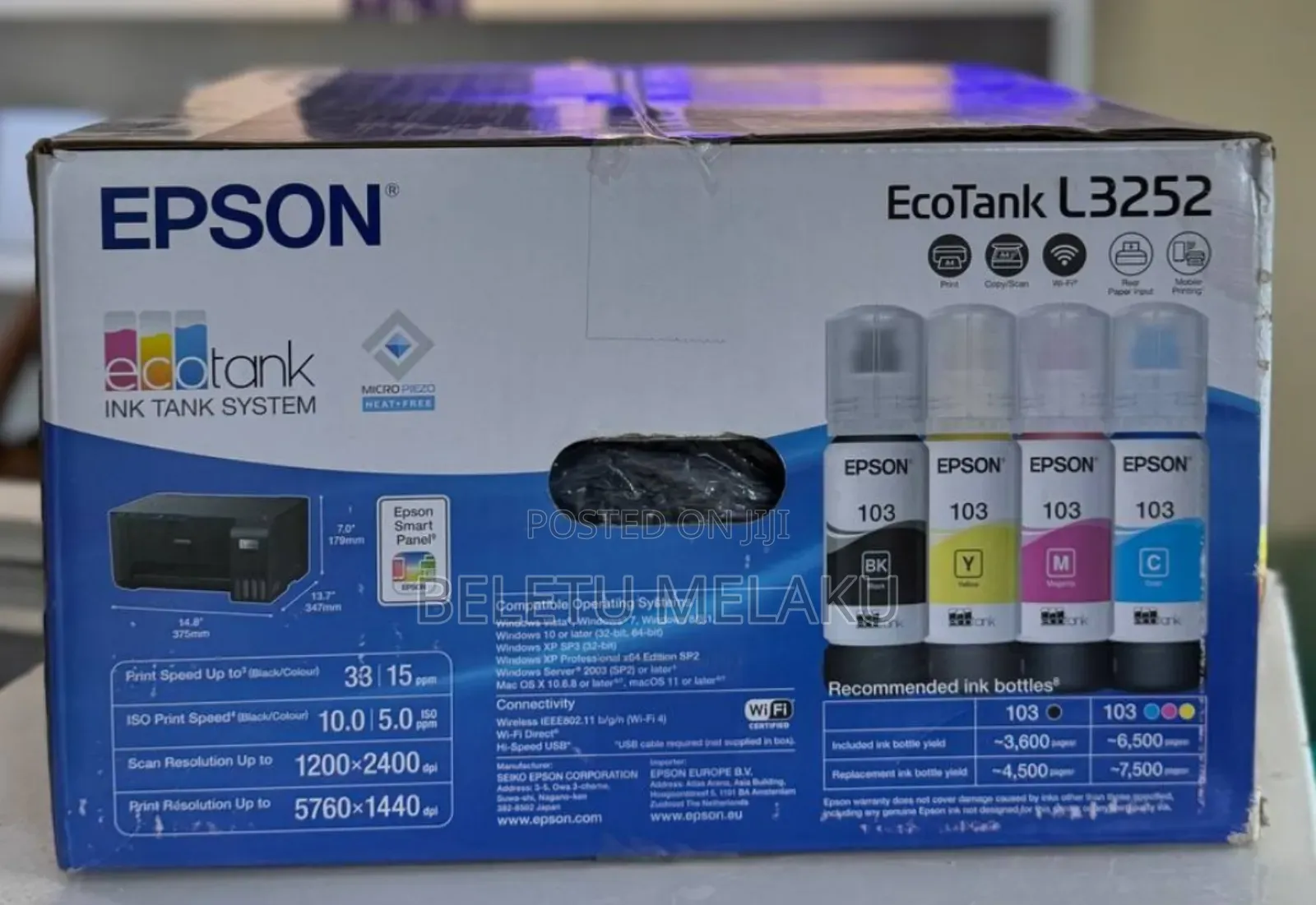 Epson Ecotank L3252 Price