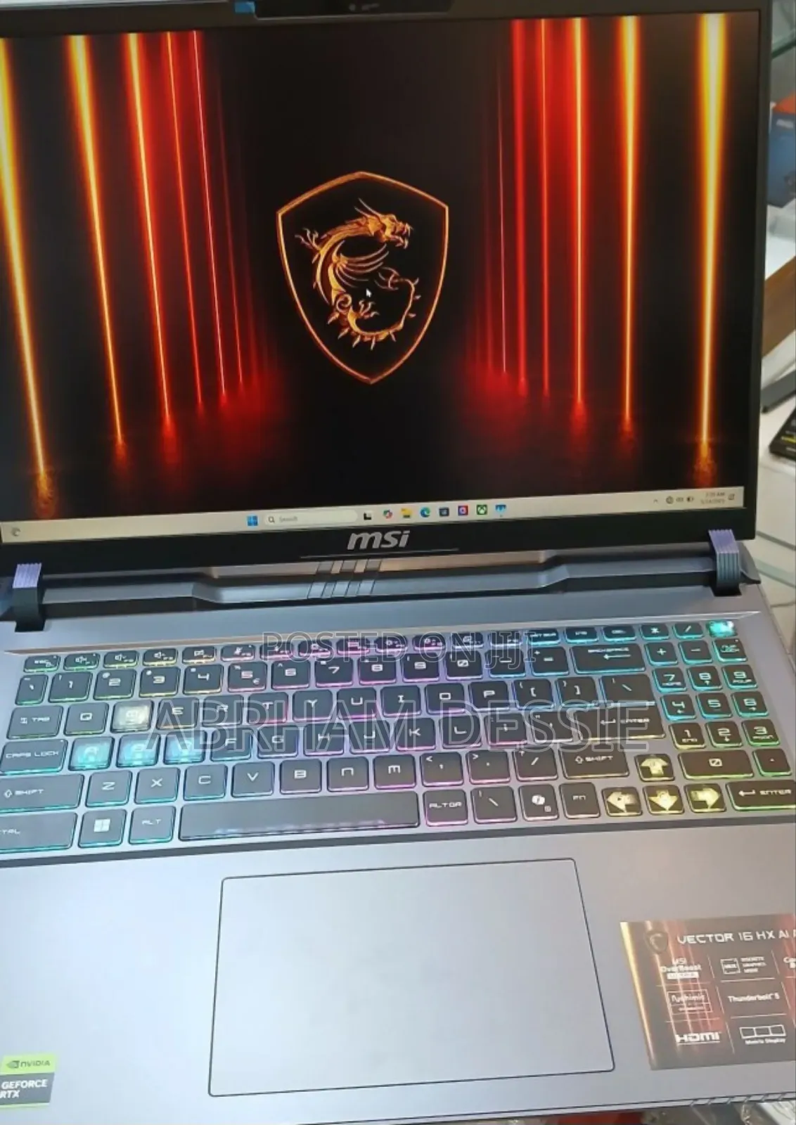 New Laptop MSI GF63 16GB Intel Core Ultra 7 SSD 1T