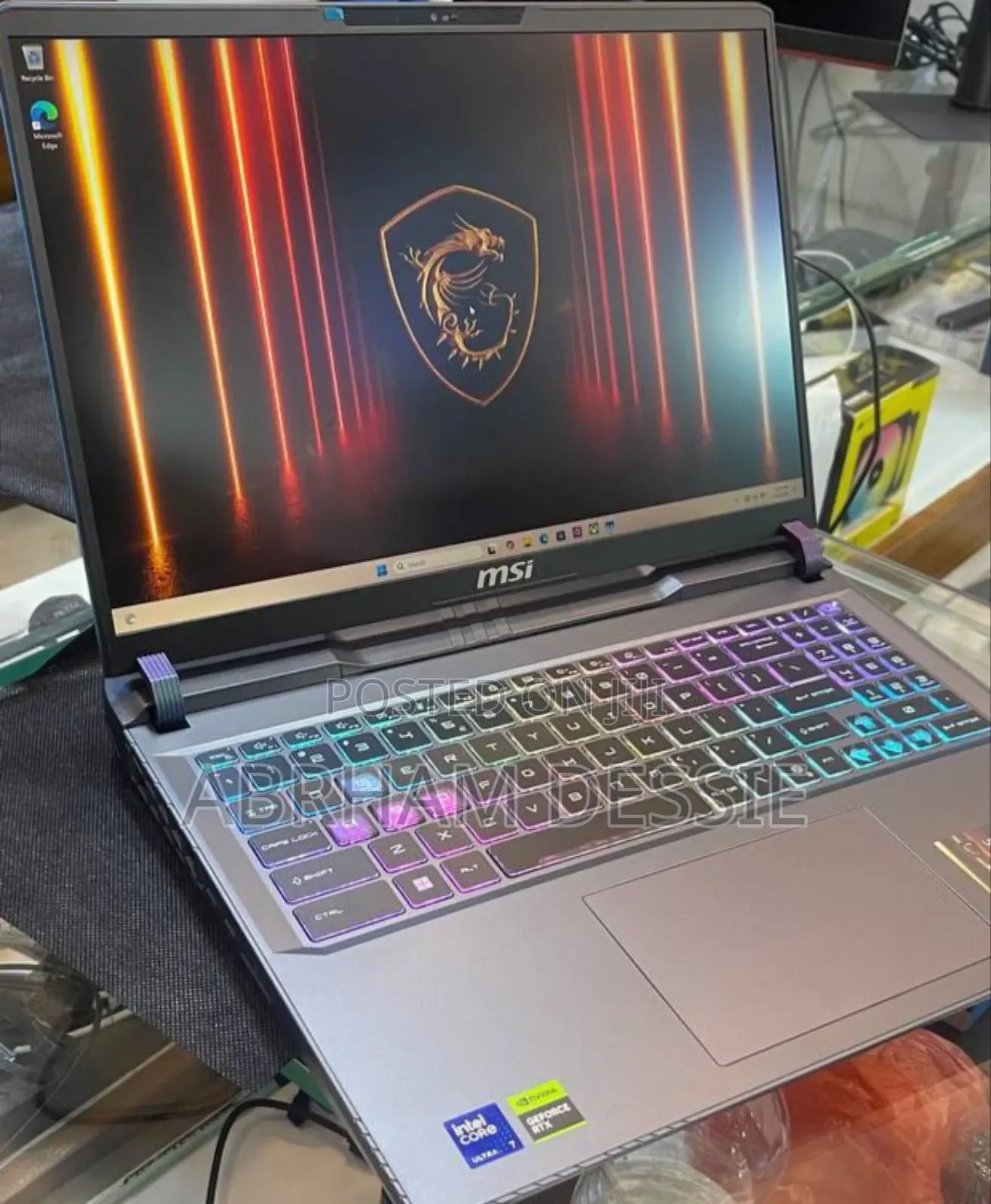 New Laptop MSI GF63 16GB Intel Core Ultra 7 SSD 1T