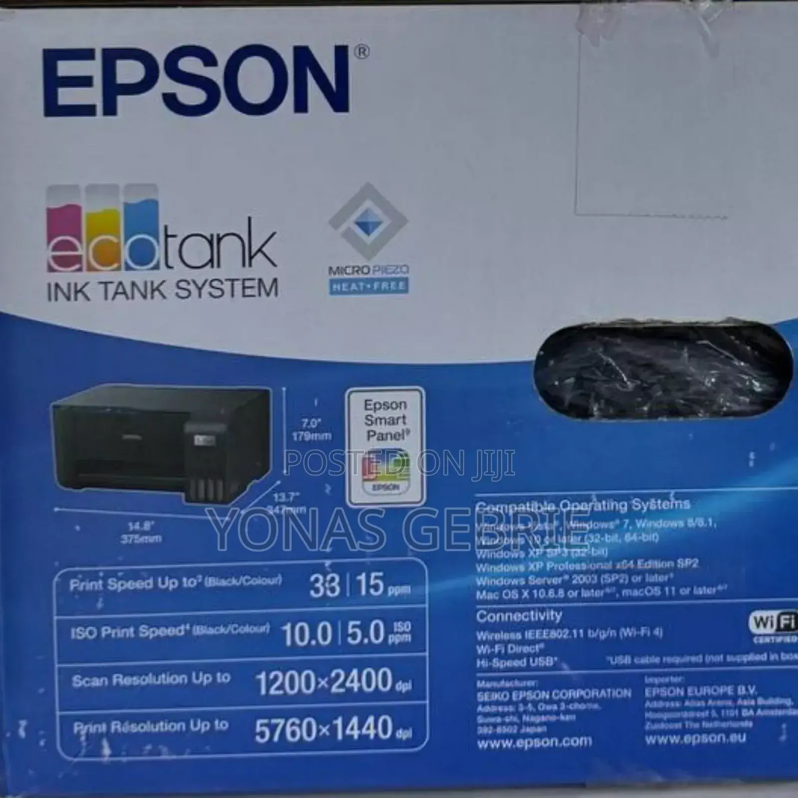 Epson and Ecotank Printer