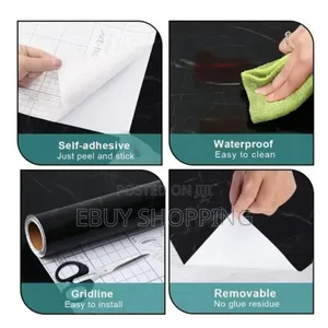 Cabinet Makeover Magic: Self-Adhesive Sticker for Kitchens