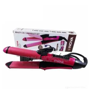 Photo - **Nova 2in1 Beauty Iron: 5-Temp Control for Every Hair Type*