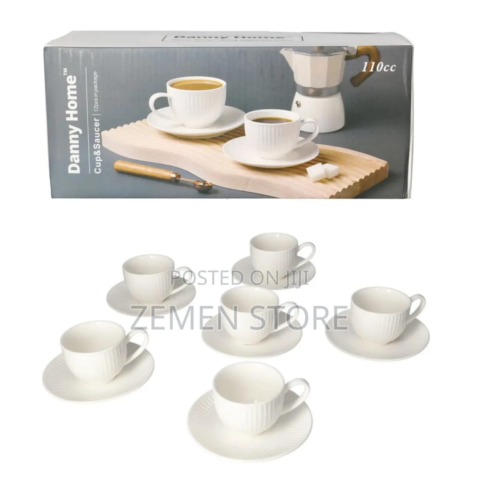 Danny Home Cappuccino Cup With Saucer – 110ml