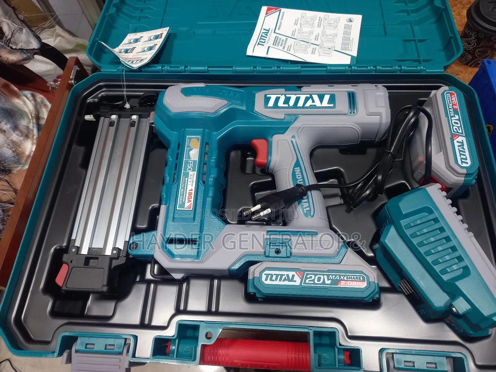 Total Cordless Brad Nailer