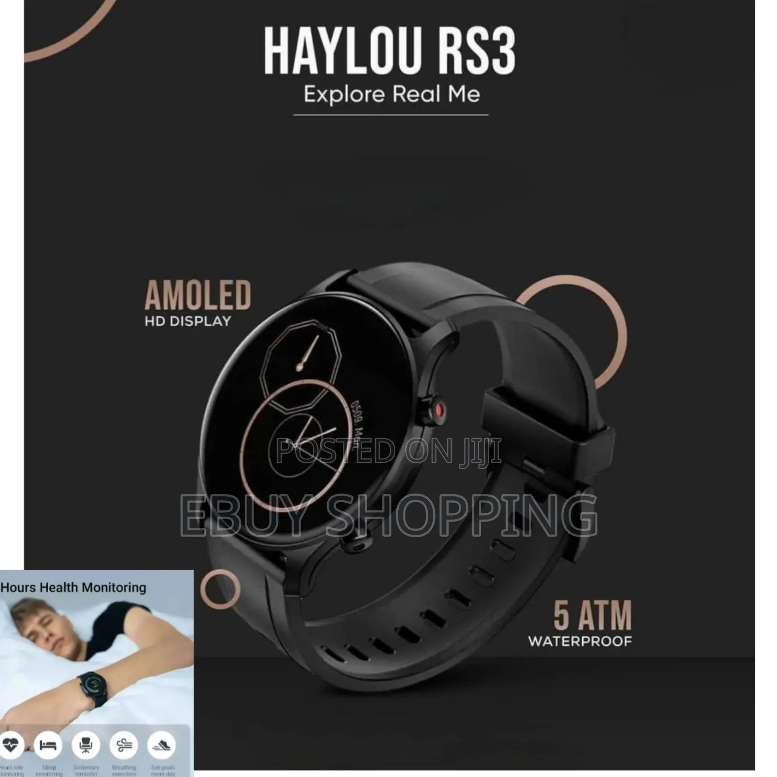 Smart Stylish – Haylou Rs3 With 1.2" Amoled Screen