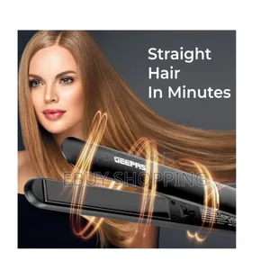 **Professional-grade Flat Iron – For All Hair Types**