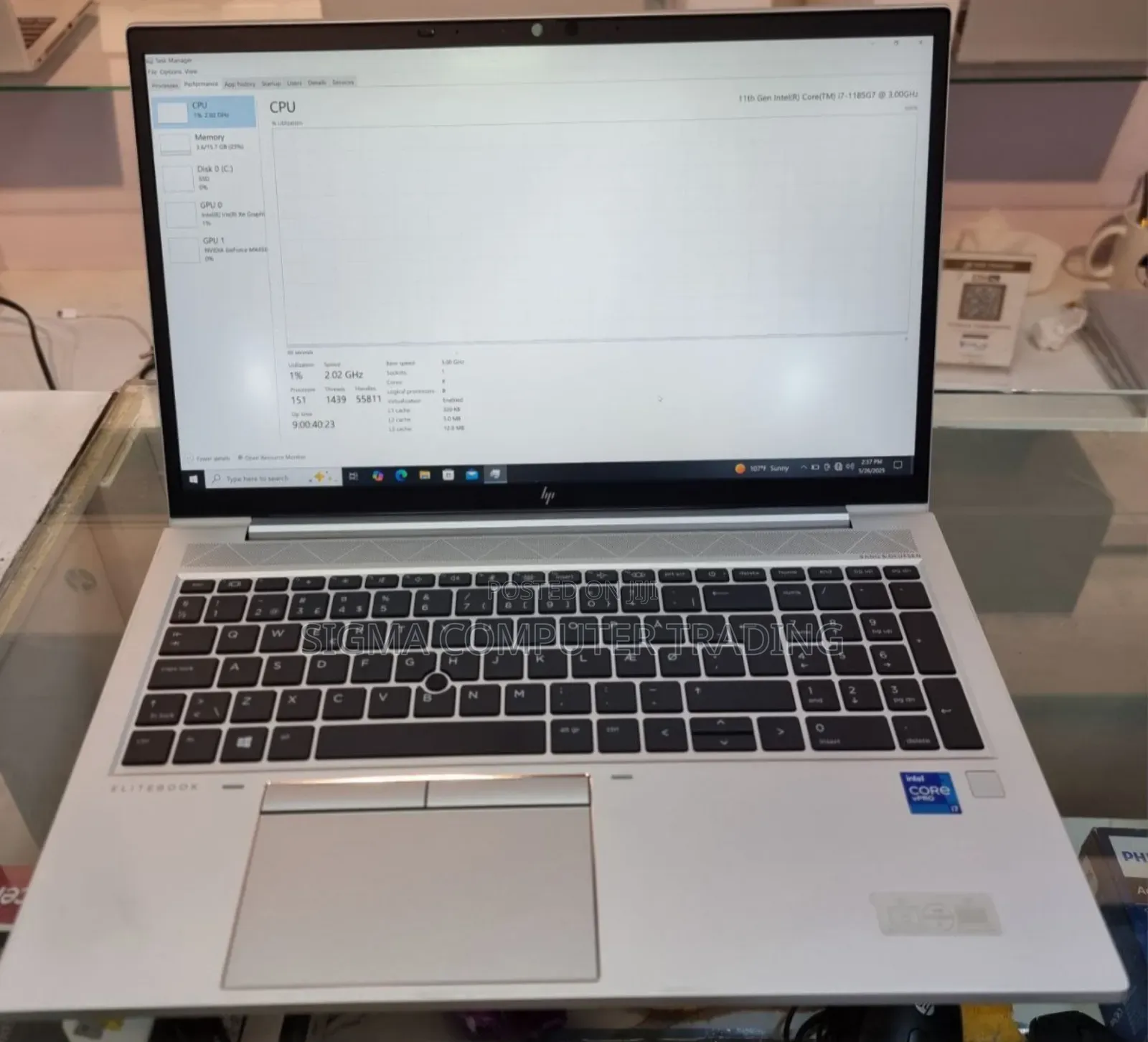 New Laptop HP EliteBook 850 G8 16GB Intel Core I7 SSD 512GB