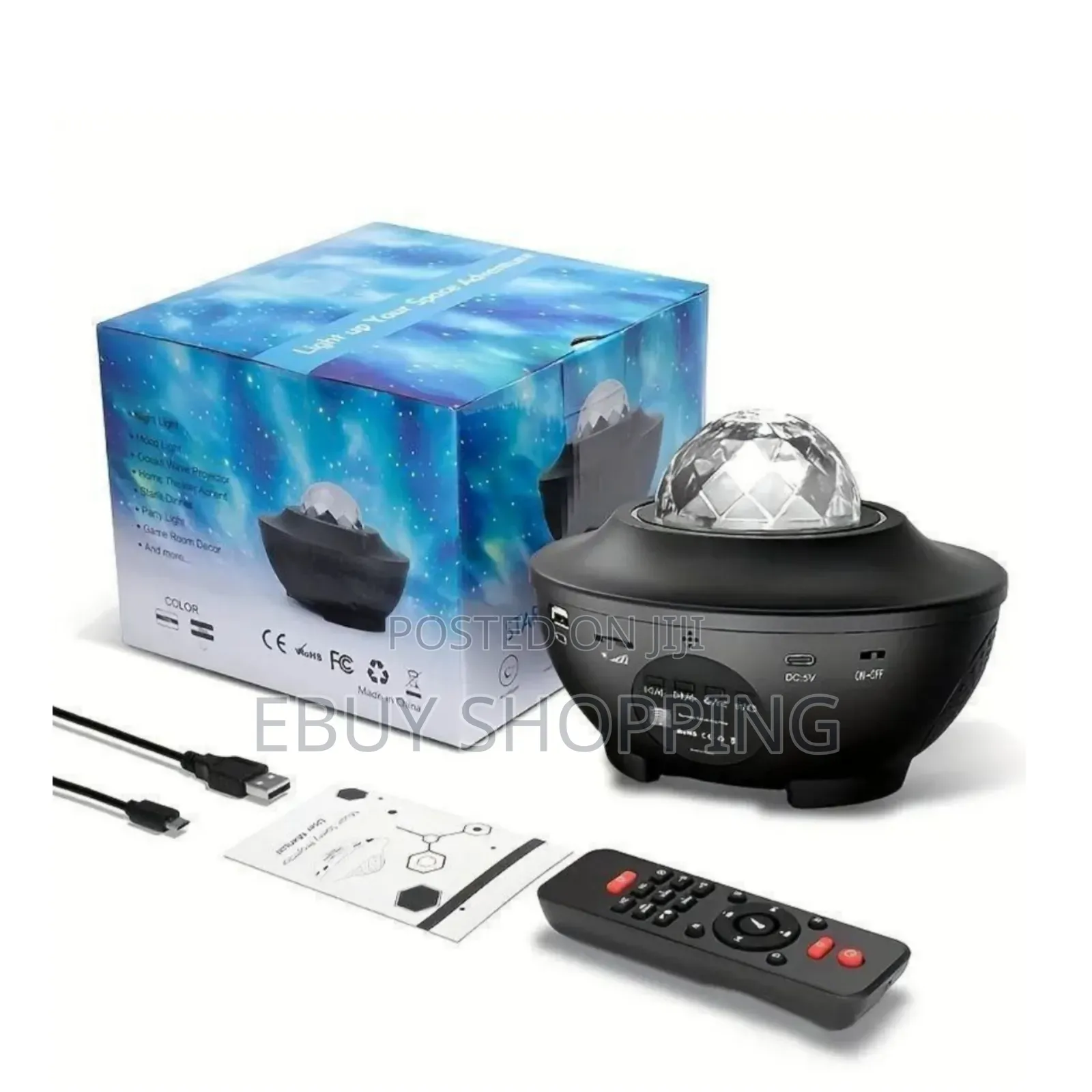 Enchanted Ocean Wave Galaxy Projector for Home Decor