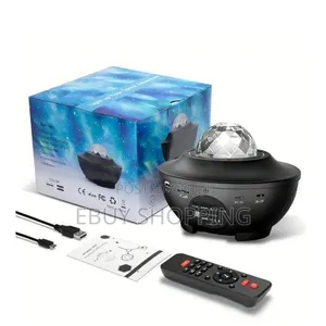 Photo - Enchanted Ocean Wave Galaxy Projector for Home Decor