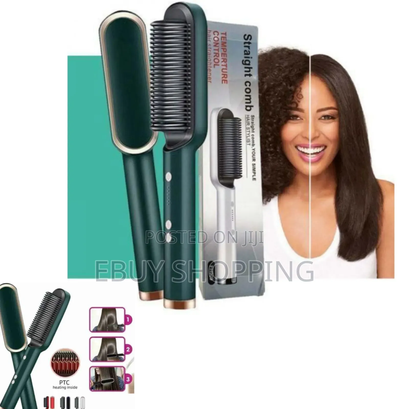 Travel-Friendly Straight Comb Compact Power