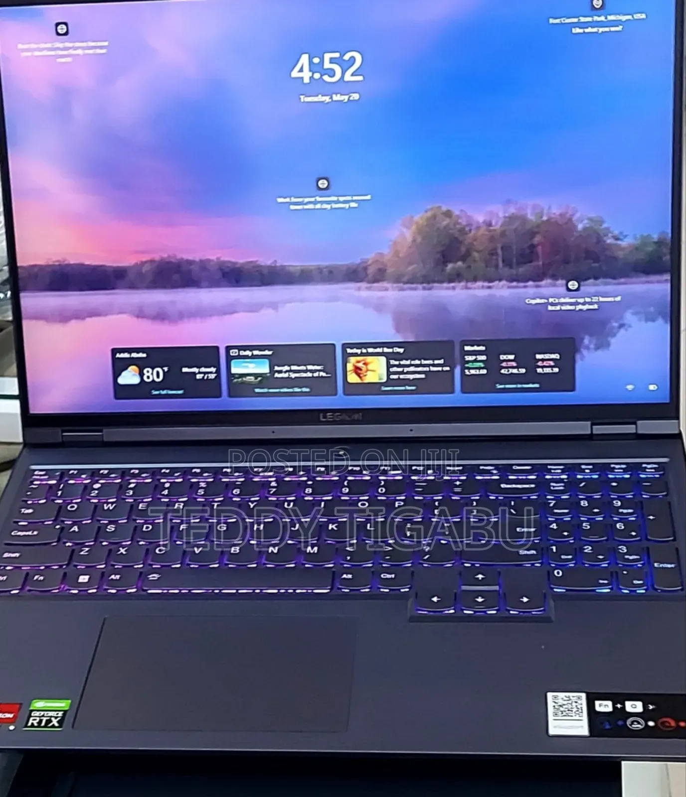 New Laptop Lenovo Legion 5 16GB AMD Ryzen 7 SSD 512GB