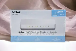 Photo - D-Link 8-Port 10/100 MBPS Unmanaged Switch
Des-1008c