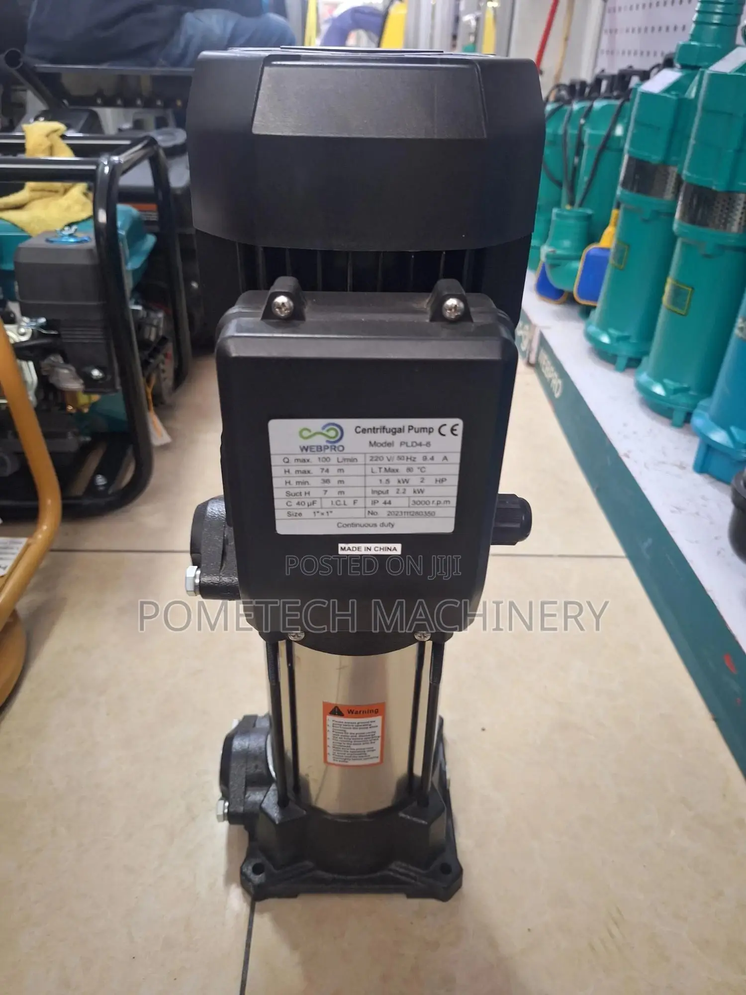 Vertical Multistage Water Pumps