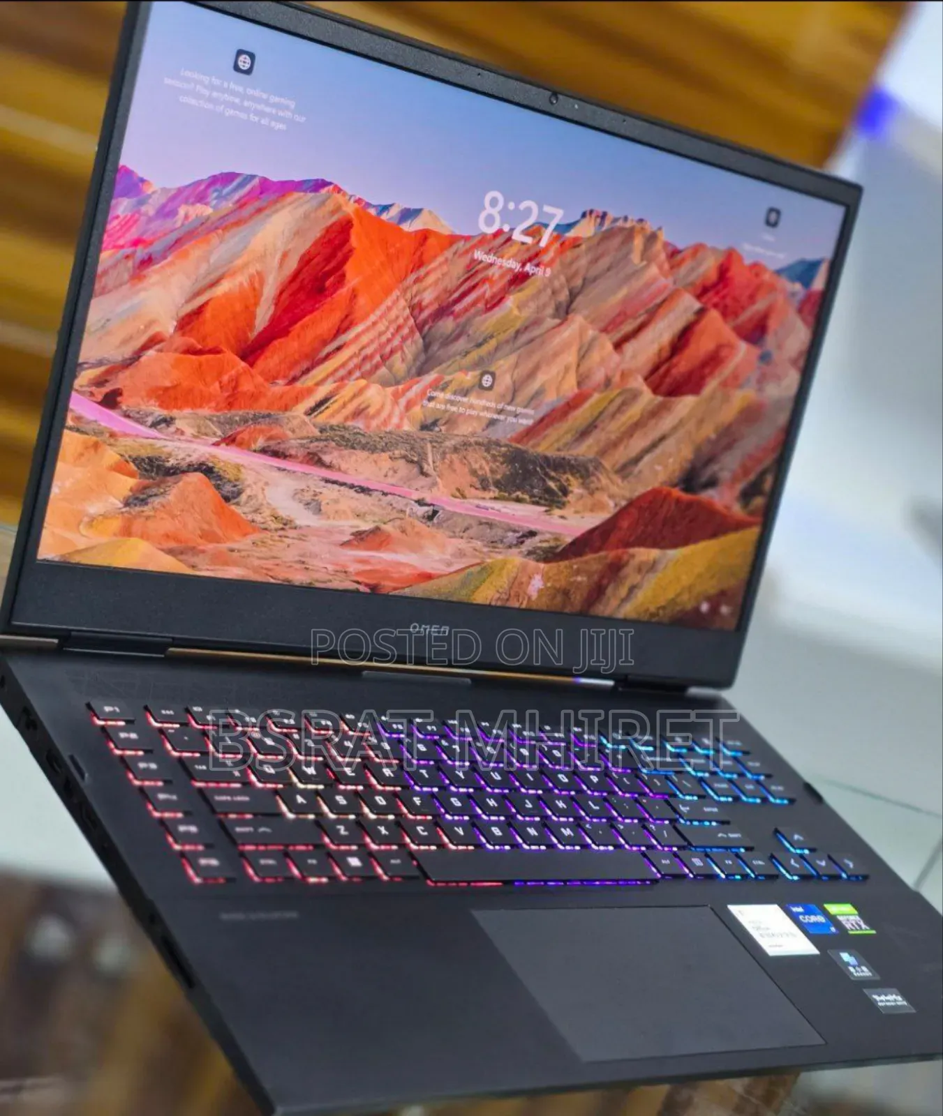 New Laptop HP Omen 17 16GB Intel Core I7 SSD 512GB