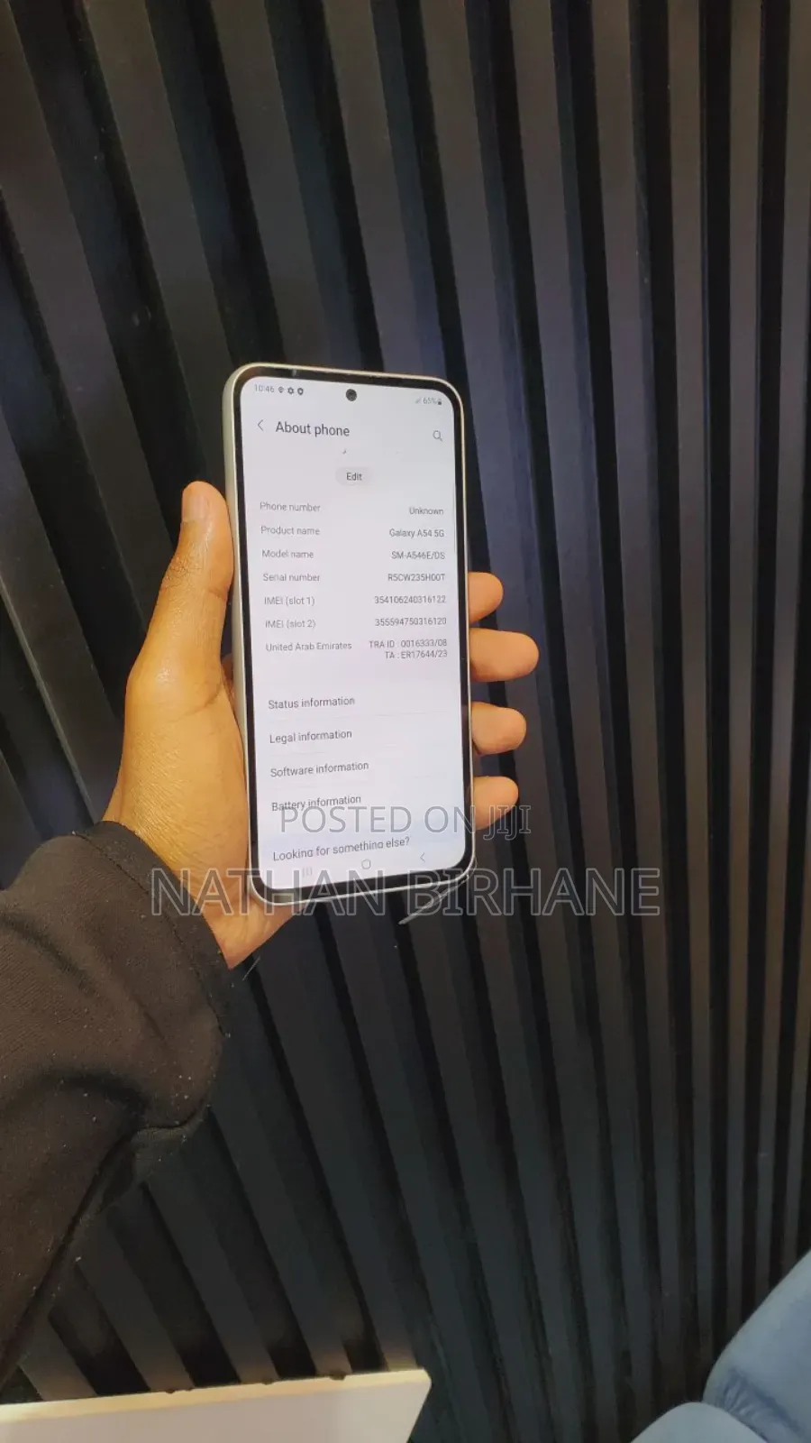 New Samsung Galaxy A54 5G 256 GB White