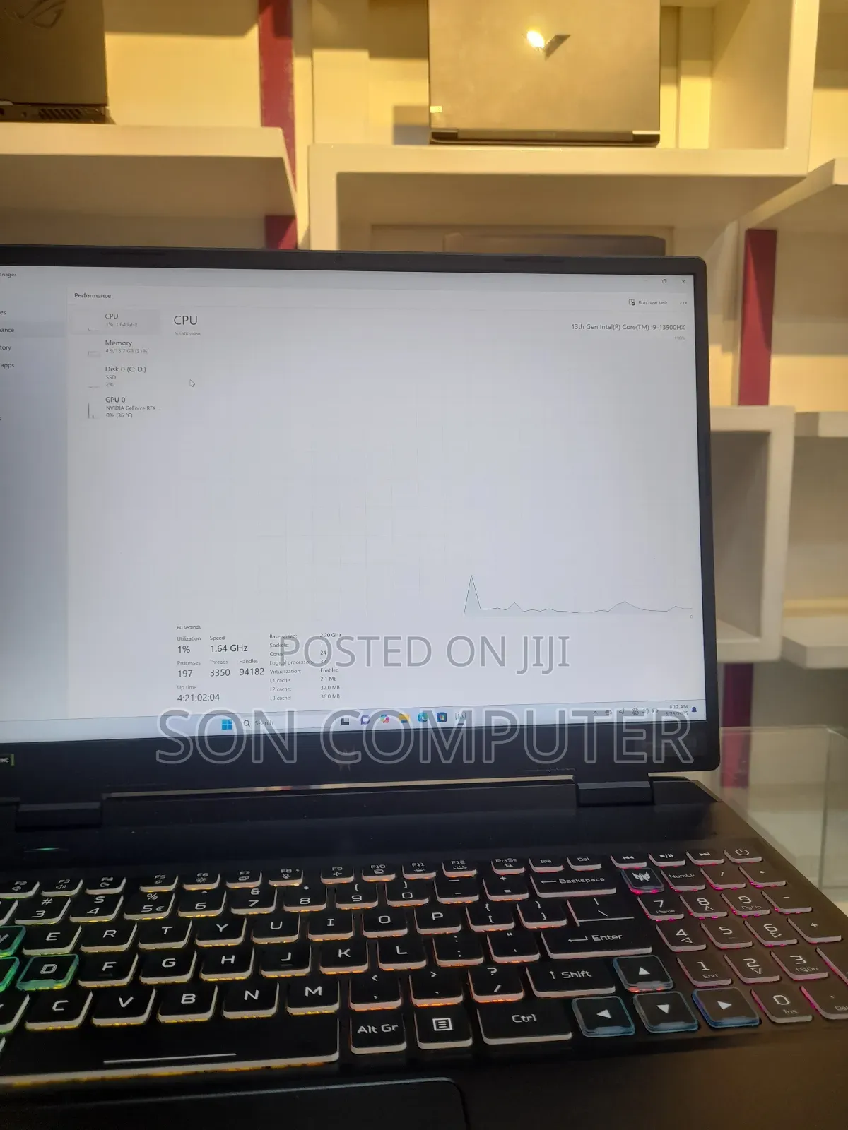 New Laptop Acer Predator Helios 300 16GB Intel Core I9 SSD 1T