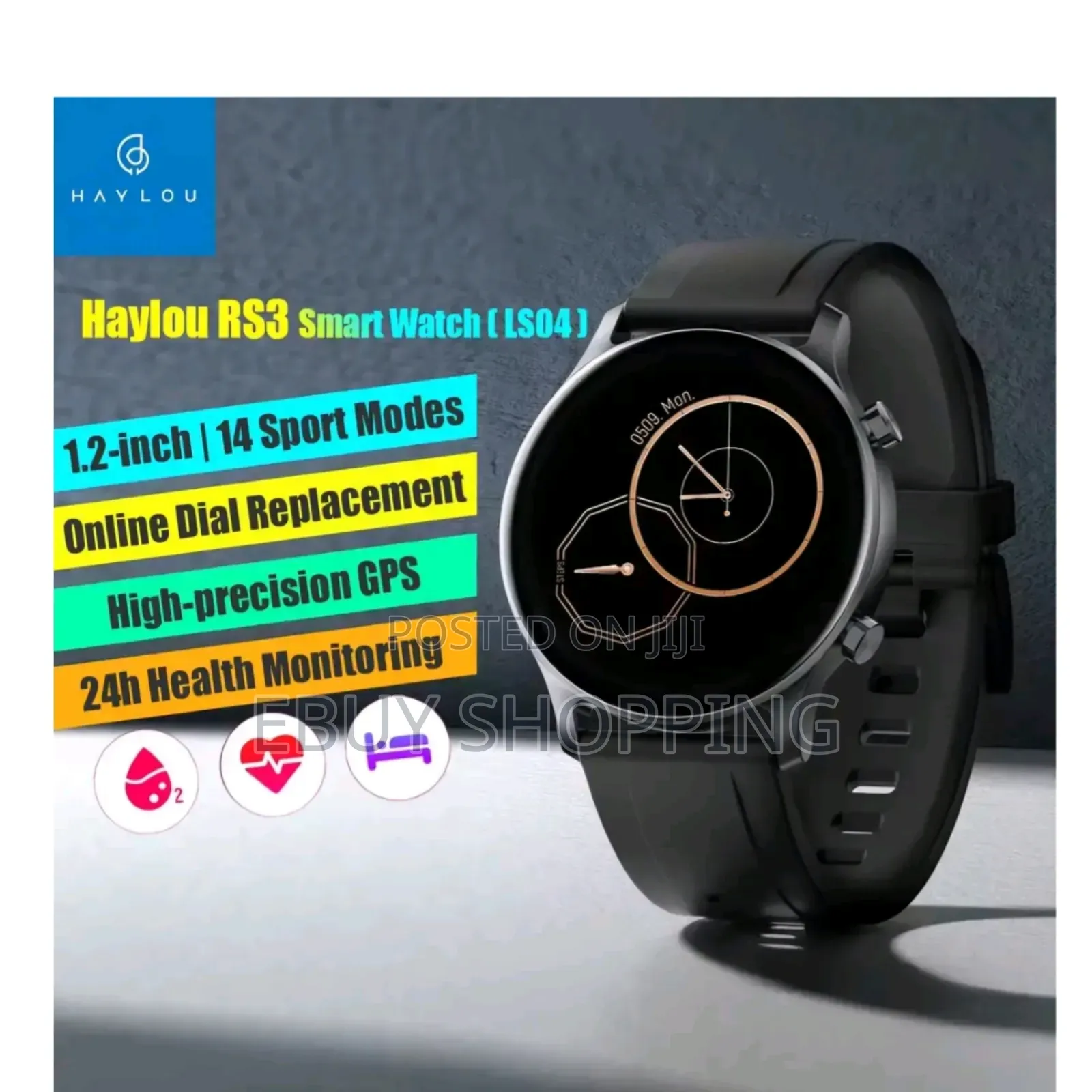 Haylou Rs3 Smartwatch – 21-day Battery Life
