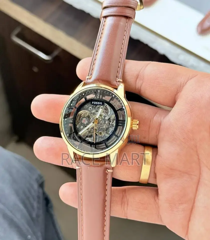 Fossil Townsman Brown-Gold