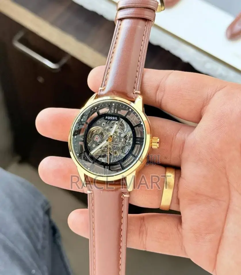 Fossil Townsman Brown-Gold