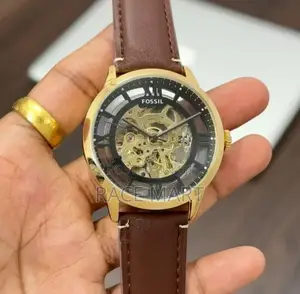 Fossil Townsman Brown-Gold