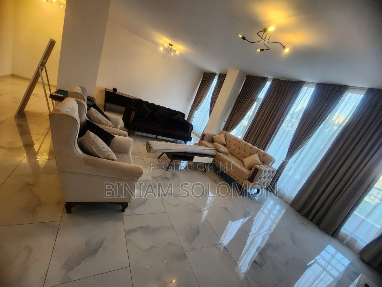Furnished 3bdrm Apartment in Bole for rent